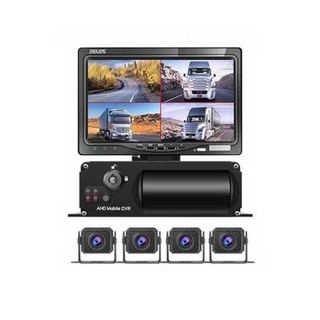 4채널 무선 후방 카메라 고화질 사이드 전방 후방, 4채널 원격감시10.3인치64G