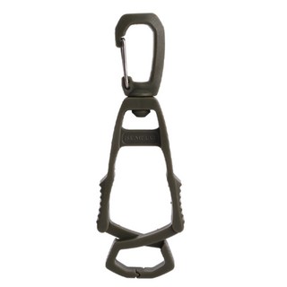 嘉義出貨…[批發價] 戶外手套夾 塑料手套帽子防丟夾 便攜式多用途水瓶掛鉤 耐用登山扣 適用於露營 遠足 野餐, 軍綠色, 1個