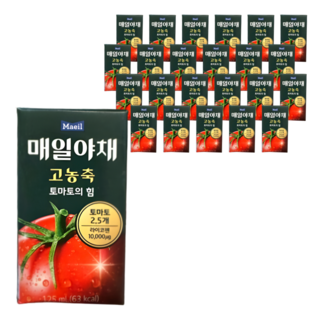 매일야채 고농축 토마토의힘 125ml x 24