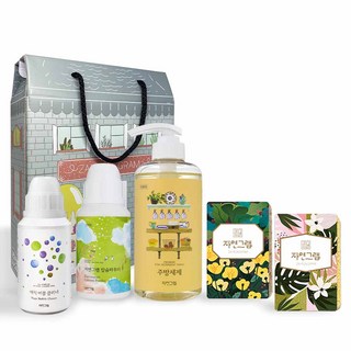 자연그램 주방을 부탁해 주방 세제 선물세트, 1세트