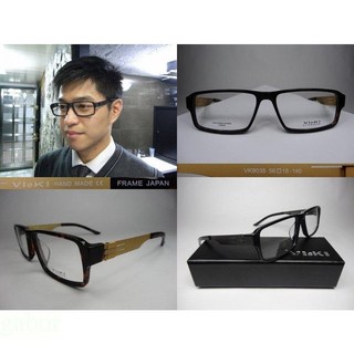信義計劃 眼鏡 Vioki 9035 膠框金屬腳 日本製 3D無螺絲抗藍光變色鏡片