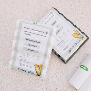 음식물쓰레기봉투 생분해비닐봉투 리필봉투, 1개, 생분해비닐봉투 100P(단품)_블랙