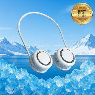 더앤모어 쏘쿨링 넥밴드 선풍기 저소음 냉풍 바람, 후레쉬그린