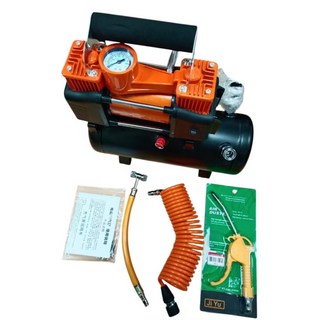 無線鋰電空壓機 牧田款 通用18-24V電池 無刷氣泵 便攜式6L高壓空壓機 一年保固 台灣現貨【VR406】, 1個, 21V高功率指針版（不帶電池）