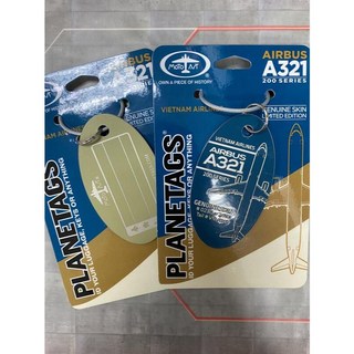 PLANETAGS 越南航空 Airbus A321 200系列 限量版 吊牌, 1個
