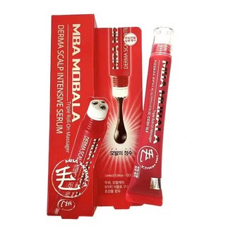 韓國mba育髮液紅色加強版 黑色增長液mba生髮液20ml, 1個, 紅色