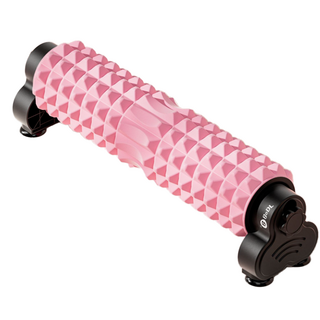 支架泡沫軸 肌肉放鬆 美腿按摩滾軸 瑜伽柱 滾背輪 腿部訓練, 1個, 吸盤支架款【穩固支撐/強勁吸力】陞級四吸盤全身塑型【曜石黑】分區設計/雙重按摩/兩檔可調節