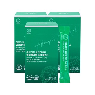 아르디엠 원데이베라 알로에이뮨 300 플러스 알로에겔 젤리스틱 20g x 14포, 3박스, 14회분