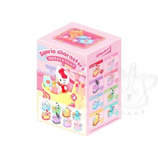 【M.M小舖】『現貨』盒玩 三麗鷗碰碰零食車系列玩動樂 碰碰車 漢頓 凱蒂貓 美樂蒂 盲盒, 1個, 單個盲抽 Y6地