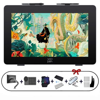 [엑스피펜 중부점 8종사은품 증정] XPPen Artist 24 Pro 2세대 165Hz QHD 액정타블렛 (24개월 무상A/S 지원), BK, 아티스트프로 24 2세대 165Hz