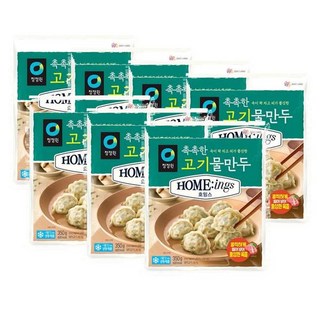 청정원 호밍스 촉촉한 고기 물만두, 7개, 350g