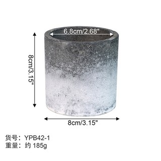 GXS拍照道具 仿水泥盆 紙漿盆 盆栽 花器 花盆 拍照道具 拍照背景，簡約風格，輕巧耐用，多功能用途, 仿水泥盆B, 1個