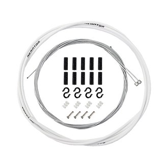 自行車剎車線組 變速線組 公路車煞車線 山地車變速線 雙頭煞車線 腳踏車變速線, 1個, 白色【變速線組】, 白色