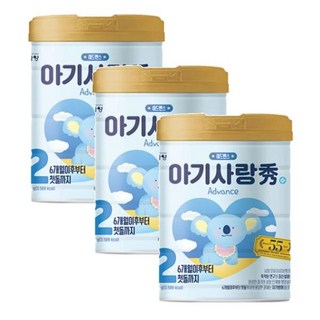 남양 아기사랑수 2단계 (6개월이후부터 첫돌까지), 750g, 3개