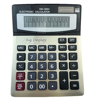 태양열 계산기 전자계산기 DM-1200V, 1개