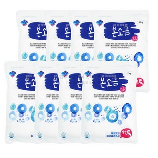 lg 엘지 식기세척기 소금 1kg 정제소금 정제염 식세기 소금, 8개