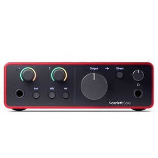 Focusrite Scarlett Solo 4세대 스칼렛 솔로 오디오인터페이스