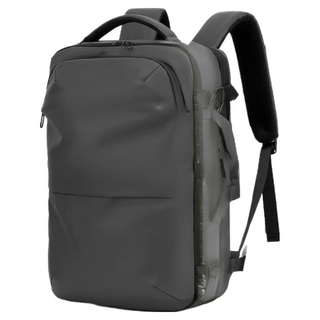 airbag 真空壓縮後背包 筆電後背包 登機包 深灰 含電泵