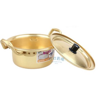 叮叮 16cm 泡麵鍋 聖誕節 冬天 追劇 韓劇 禮物 韓國 泡湯鍋 黃鍋 金鍋 湯鍋 部隊鍋 泡麵鍋 熱銷, 1個, ♈16公分韓國銅鍋♈冬日追劇必備♈