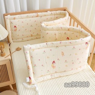 新生嬰兒床床圍 純棉A類一片式寶寶防撞床靠 兒童拼接床護欄圍擋 可水洗, 小紅帽高度28cm不可拆,200cm1片