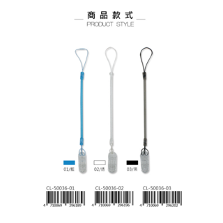 珠友 CL-50036 伸縮彈簧夾 吊繩 識別證件票卡適用 10CM