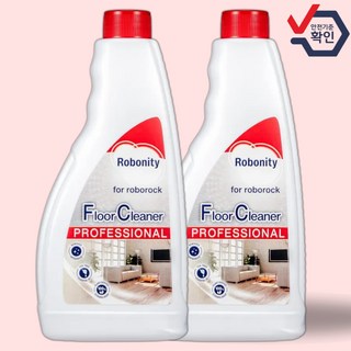 호환 로보락세제 로보락전용세제 클리너 물걸레 소모품 걸레 세척브러쉬 마켓런처, 2개