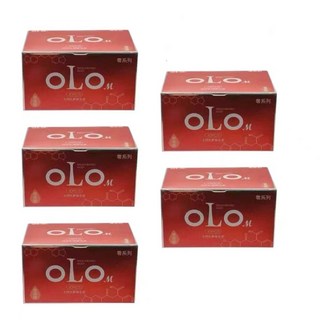 OLO玻尿酸保險套 熱浪紅盒組001 超薄激情活力衛生套 避孕, 1套, 50片
