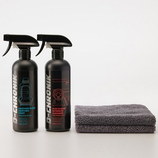 디크로닉 실내 클리너 가죽 시트 보호제 세트, 1개