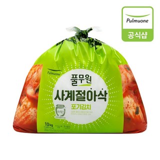 [풀무원] [생산직송] 사계절 아삭 포기김치 10kg, 1개