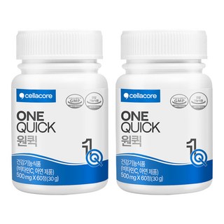 셀라코어 ONEQUICK 원퀵 500mg, 60정, 2개
