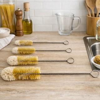 독일 켈러 트위스트 텀블러 물컵 젖병 세척 브러쉬 깊은 세척솔, 4개, 트위스트 50mm