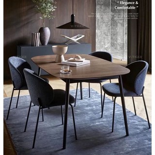 보컨셉의자 프린스턴체어 패브릭 식탁의자 1개 라운지, 식탁 1.4m