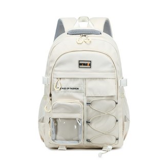 CQGD 대용량 다중 포켓 데일리 백팩 남녀공용 학생 가방 여행 출근 배낭