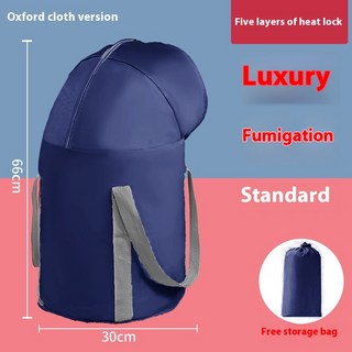 휴대용 족욕통 종아리 높이까지 오는 5중 단열 발주머니 접이식 여행용, 02 blue over the knee