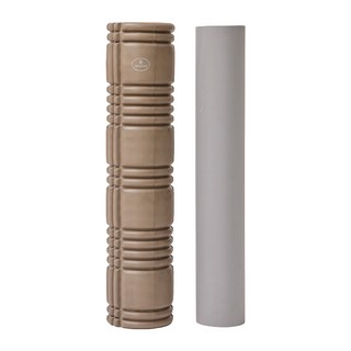 몬틀랜드 2in 1 폼롤러 더블롤러 소프트 하드폼롤러 60cm, 1개, 02.웜브라운