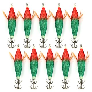 나까쭈오 수평 드롭퍼에기 10종 쭈꾸미 갑오징어 문어 - 7번 수박, #7 수박 - 10개