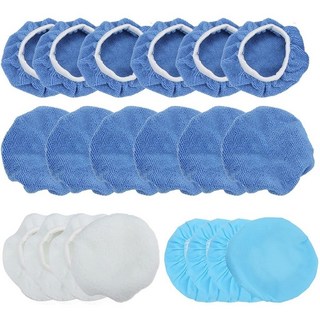 附雙電池 隔日送達 無線鋰電打蠟機 DA拋光機 RO打蠟機, 打蠟棉20件套