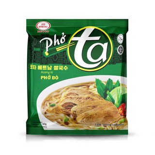 빈타이포타 베트남쌀국수 즉석쌀국수 소고기맛, 65g, 30개