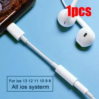 1/2/3/5/10PCS iPhone 12Mini SE 2020 8 7 + IOS ~ 3.5 Mm 잭 오디오 케이블 용 조명 헤드폰 어댑터, 02 1pcs