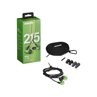 「THINK2」SHURE SE215 監聽耳機 綠/藍/紫/透明 SE 215, 綠色