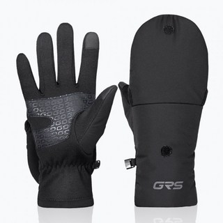 핑거커버 벙어리 장갑 세트 발열 방한 스키 보드 등산 겨울 보온장갑, 핑거커버 벙어리장갑 - M, 1개