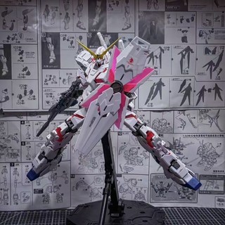 HG 鋼彈模型 獨角獸 鋼彈 戰術機甲 模型, 1個, 極速發出/毀滅形態獨角獸+光劍+槍盾官方標配盲盒彩色*包裝
