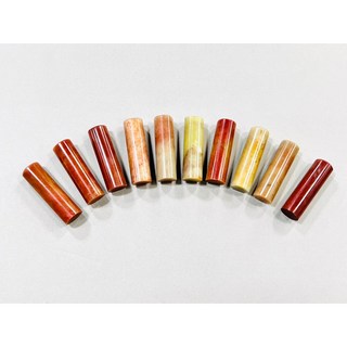 正大筆莊 A級漳州石圓章 5分短 1.5*5 規格章 篆刻刻章印石素章