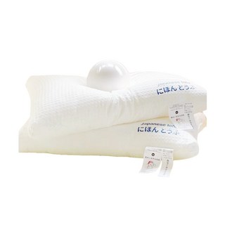 豆腐枕 柔軟透氣 支撐頸椎 舒適睡眠, 皓月白2顆