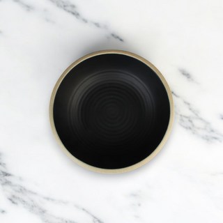 앤틱블랙 부페볼 돌산 멜라민그릇 업소용 식당용 다용도볼, 소 (DS-6420), 1개, 없음