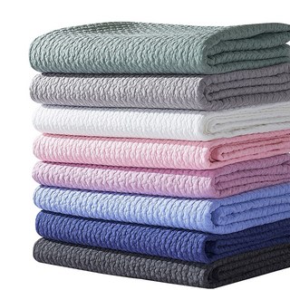 오슬로 오가닉 순면 침대패드 슈퍼싱글/퀸/킹, 라이트블루