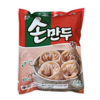 해태제과 고향만두 매콤함이살아있는 김치손만두1.1kg 찐만두/떡만두국/김치만두, 810g, 2개