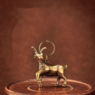 놋쇠걸이 장식품 열쇠고리 호신부. 부적. 재물운 12 띠 열쇠걸이 YSL-002, 1개, 8.양