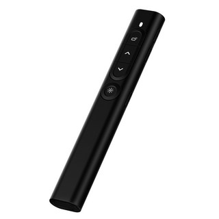 【JINPEI 錦沛】專業雷射簡報筆 簡報遙控器 雷射筆 Type-C & USB-A 雙頭 JL-01B, 1個, 單電池, 黑色