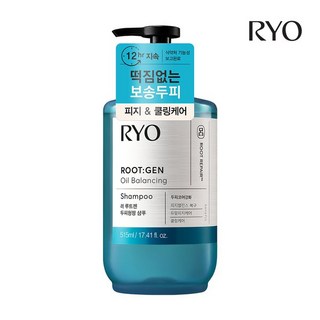 려 루트젠 두피코어강화 청정샴푸 515ml, 1개